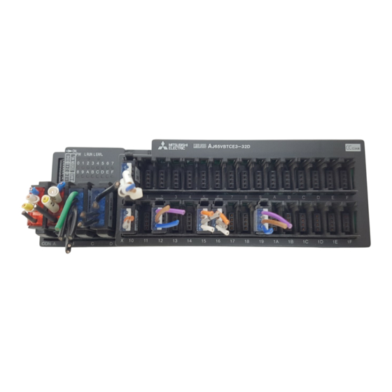 Mitsubishi Electric AJ65VBTCE3-32D-U User Manual