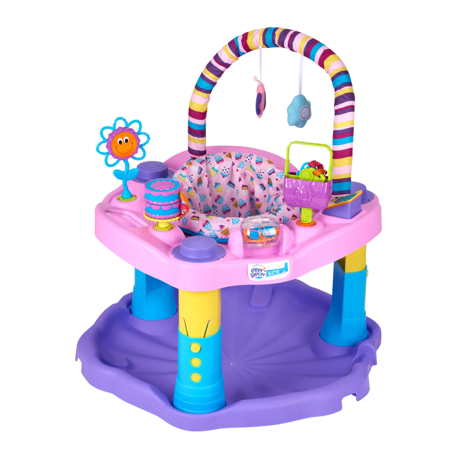 Evenflo Exersaucer Sweet Tea - Bouncing Activity Saucer Manual