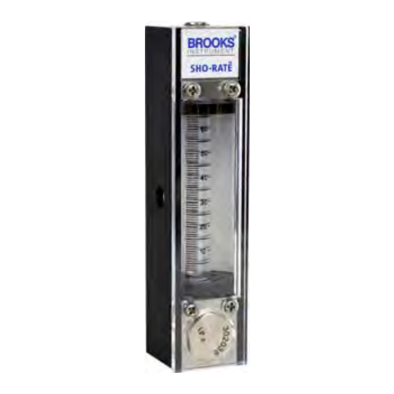 Brooks Sho-Rate 1350G Installation And Operation Manual