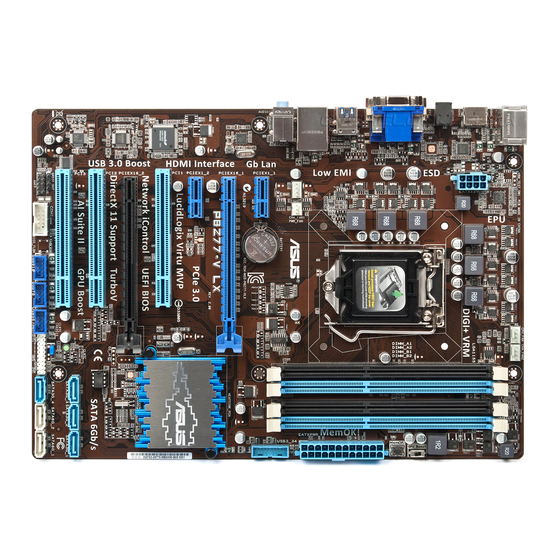 Asus P8Z77-V LX Guía De Inicio Rápido