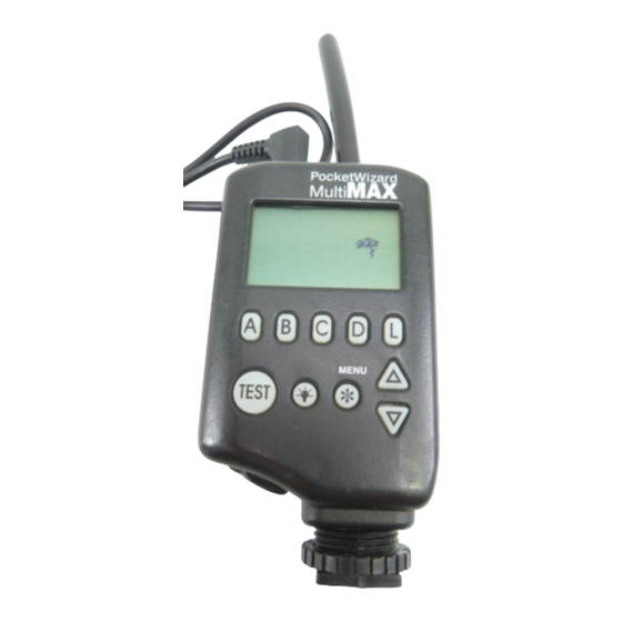 Pocket Wizard MultiMax Owner's Manual