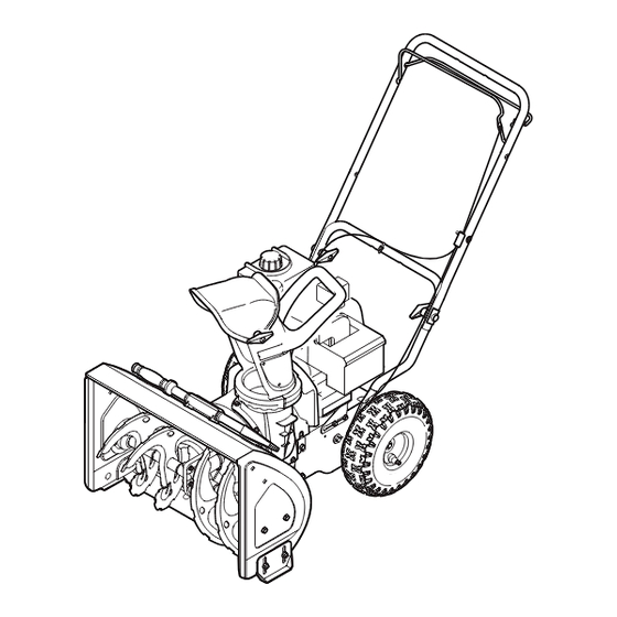 Craftsman 22-INCH 4-CYCLE SNOW THROWER 247.885550 Manuals