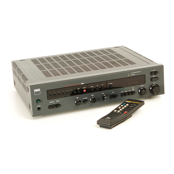 NAD 7000 Service Manual