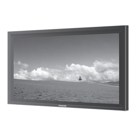 Panasonic TH-42PH12L Plasma Display Manuals