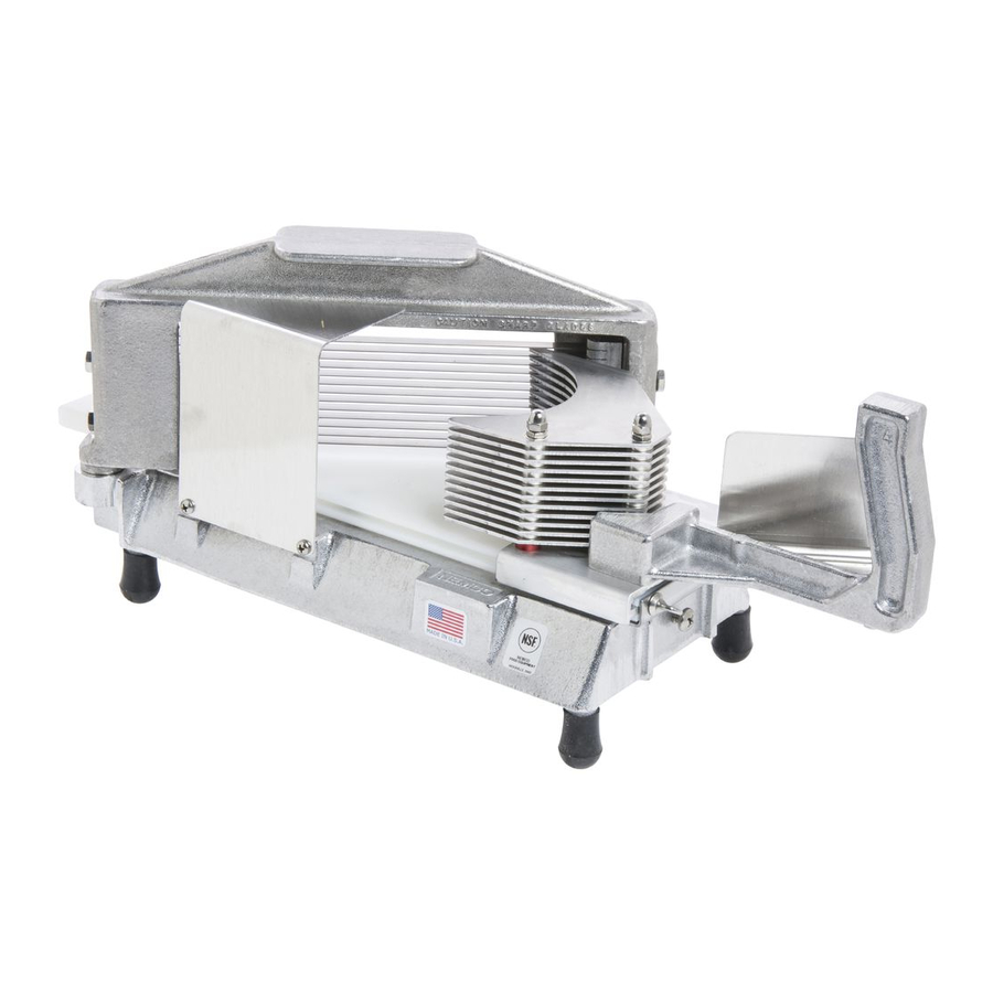 Nemco Easy Tomato Slicer 55600-2 Operating And Maintenance Instructions