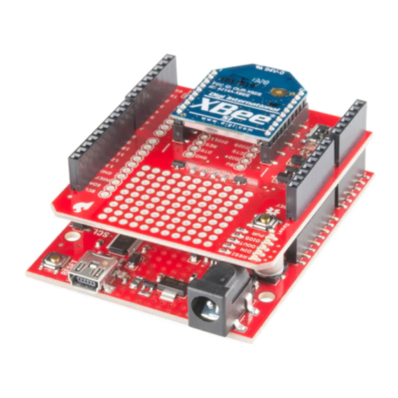 sparkfun XBee Shield Hook-Up Manual