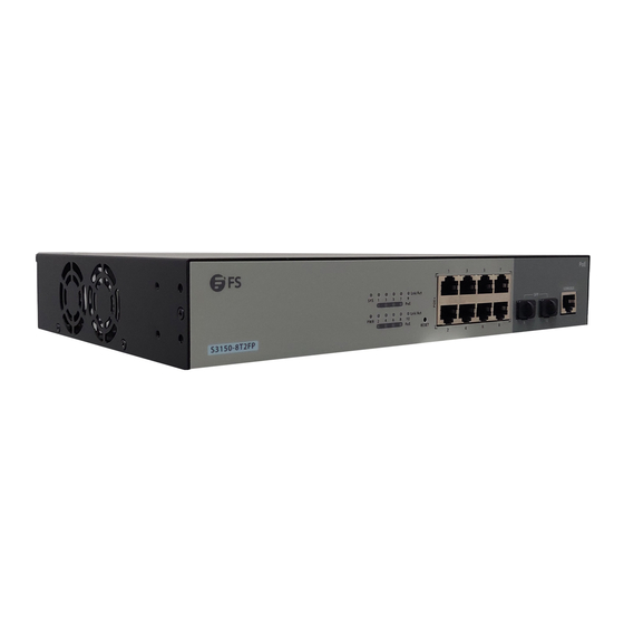 FS PoE+ Series Configuration Preparation Manual