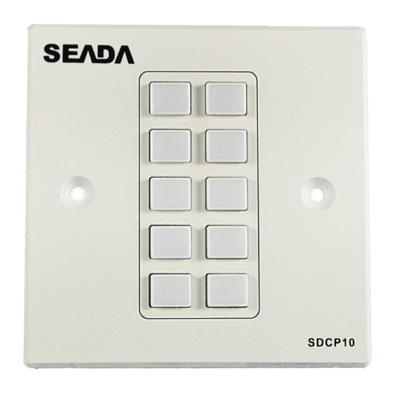 Seada SDCP10 User Manual