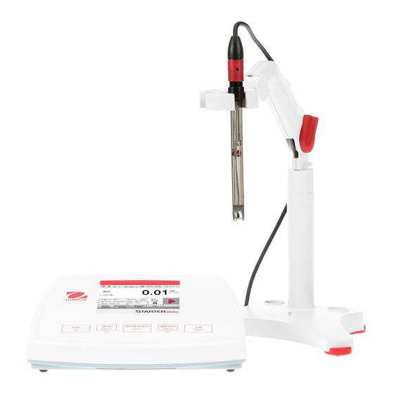 OHAUS STARTER 3100 Instruction Manual