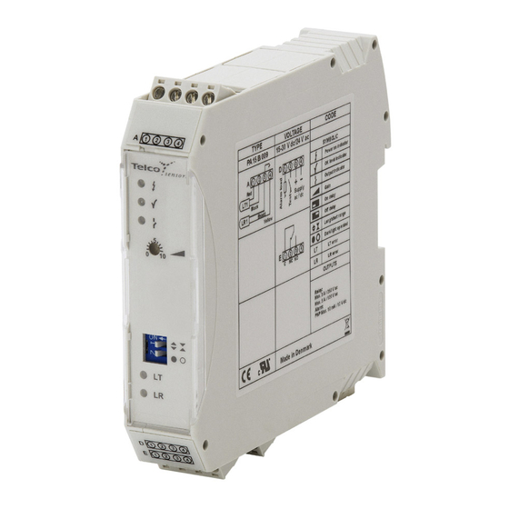 Telco Sensors PA 15 User Manual