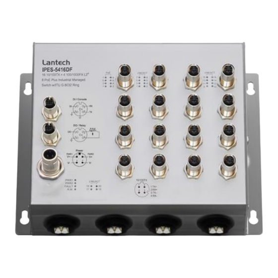 Lantech IES-5416DF Series Ethernet Switch Manuals