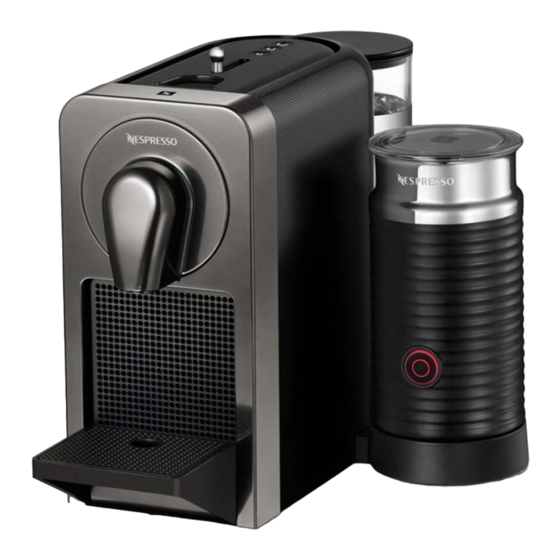 Krups Nespresso Prodigio&milk YY5101FD Manual