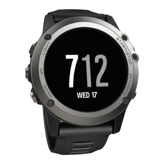 Garmin fenix 3 Quick Start Manual