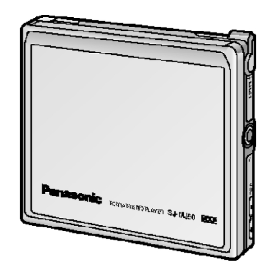 Panasonic SJ-MJ50GH Service Manual