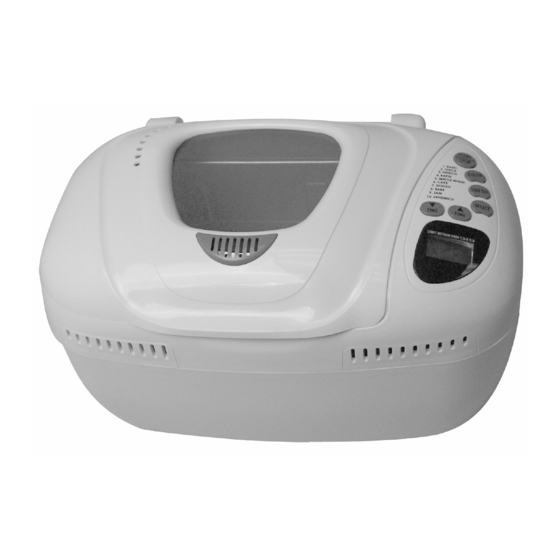 Cascade CE022BM Bread Maker Machine Manuals