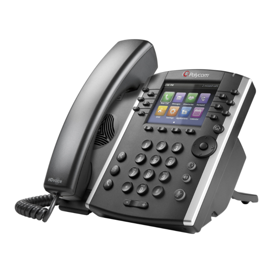 Polycom VVX 400 Quick Start Manual