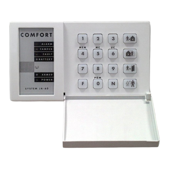 jablotron JA-60 "Comfort" User Instructions