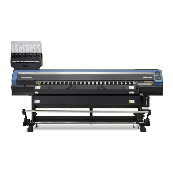 MIMAKI TS300P-1800 Operation Manual