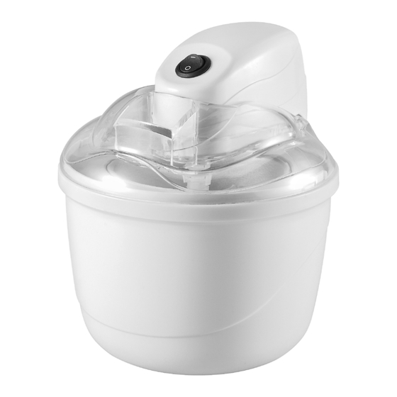 User Manuals: Menuett 003-020 Ice Cream Maker