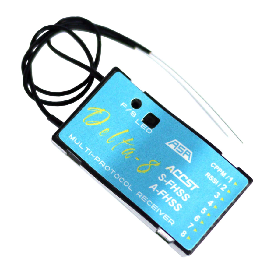 FrSky Delta 8 Manual