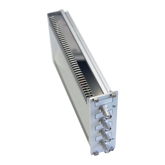 User Manuals: Surface Concept HVPS-HC Control Unit