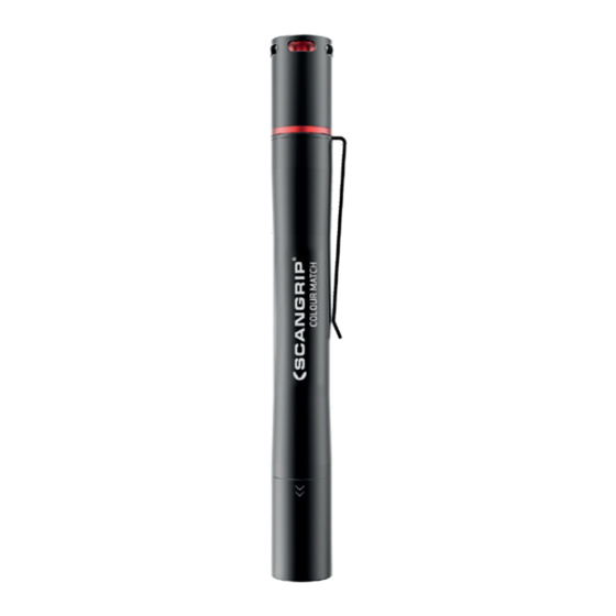 SCANGRIP MATCHPEN R Operating Instructions Manual