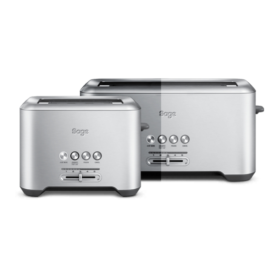 Sage the Bit More STA720BSS2EEU1 Toaster Manuals