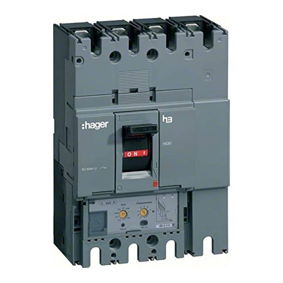 hager HX 830 Quick Start Manual
