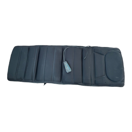 HoMedics BodyMasseur Instruction Manual