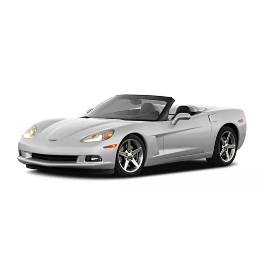 Chevrolet Corvette Owner's Manual
