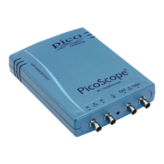 PICO PicoScope 3204A Programmer's Manual