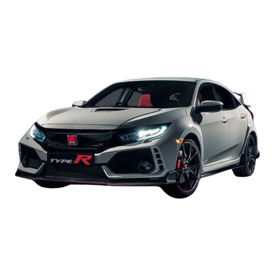 Honda Civic Type R 2017 Owner's Manual