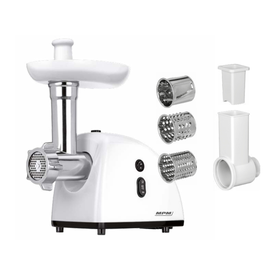 User Manuals: MPM MMM-06 Electric Meat Grinder