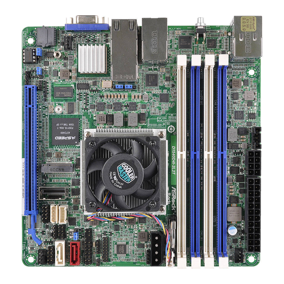 ASROCK Rack D1540D4I-2L2T User Manual