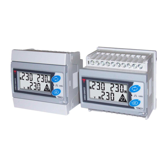 CARLO GAVAZZI EM 21 Manual