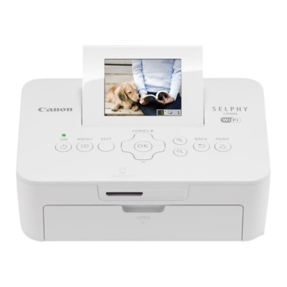 Canon SELPHY CP900 Specifications