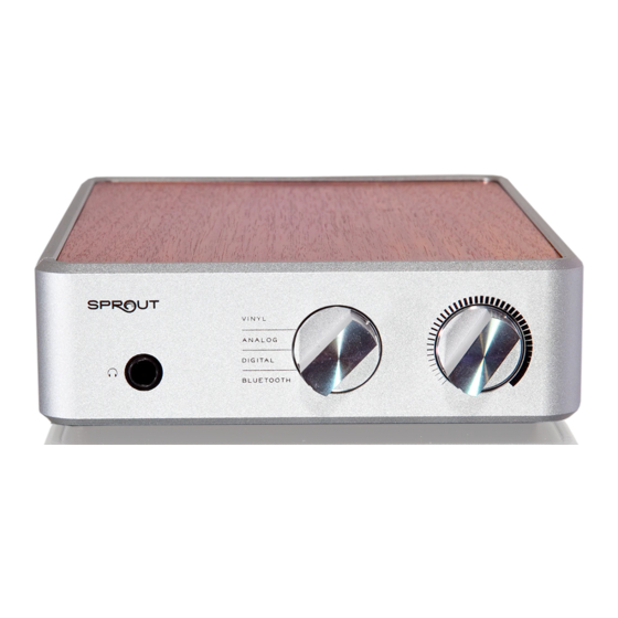 PS Audio Sprout Instructions For Use Manual