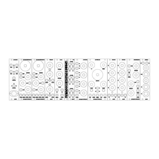 Pittsburgh Modular foundation 2.0 Manual And Patch Manual