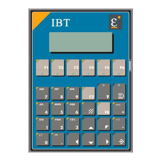 SSD Drives IBT Series Getting Started
