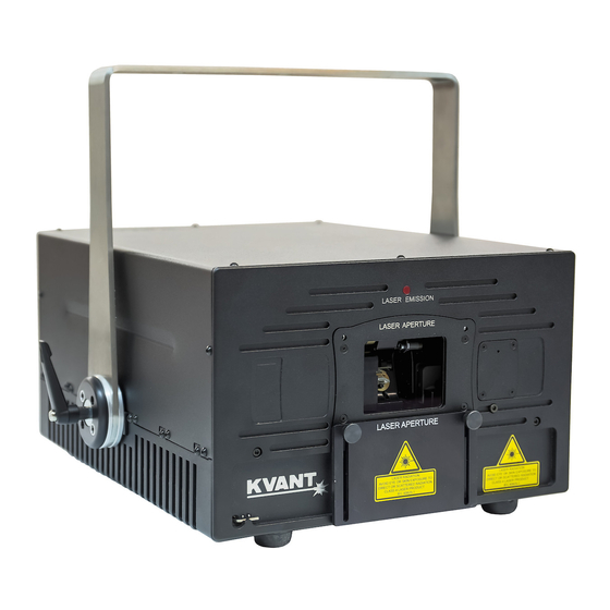 KVANT Laser System Manuals