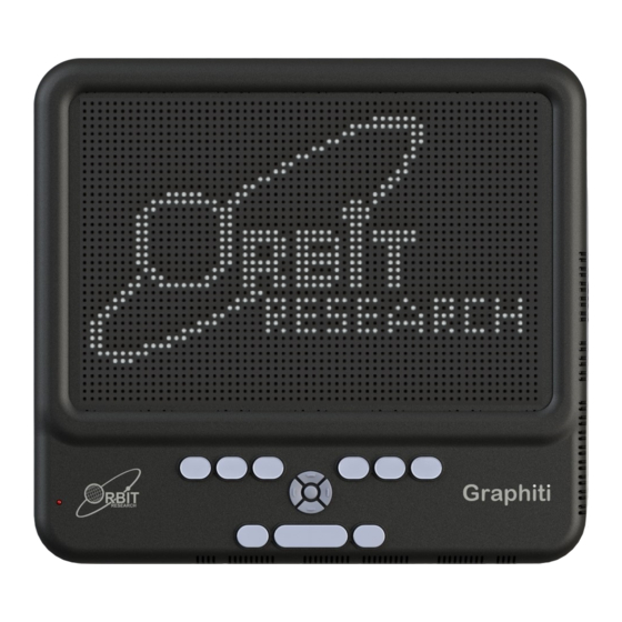 Orbit Research GRAPHITI Manuals