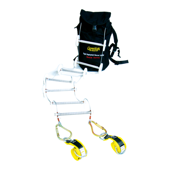 Guardian Fall Protection Rapid Deployment Rescue Ladder Instruction Manual