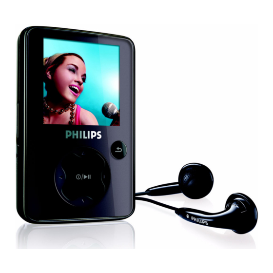 Philips GoGear SA3045 Specifications