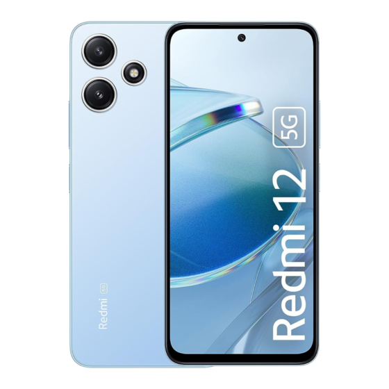 Mi Redmi 12 5G Quick Start Manual
