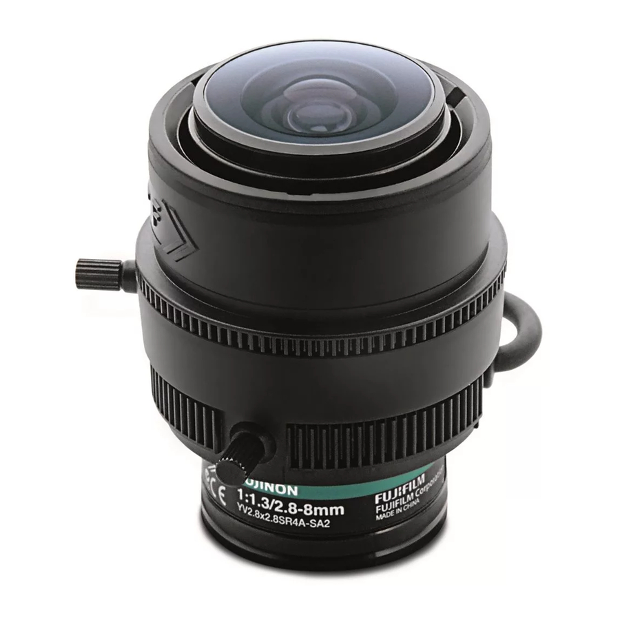 FujiFilm YV2.8X2.8SR4A-SA2 Specifications