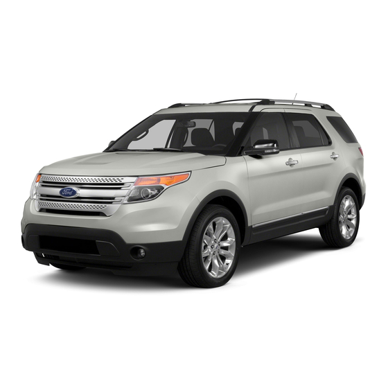 Ford 2014 EXPLORER Owner's Manual