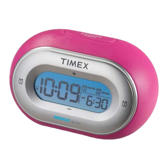 TIMEX JELLY CLOCK T116 INSTRUCTION MANUAL Pdf Download ManualsLib