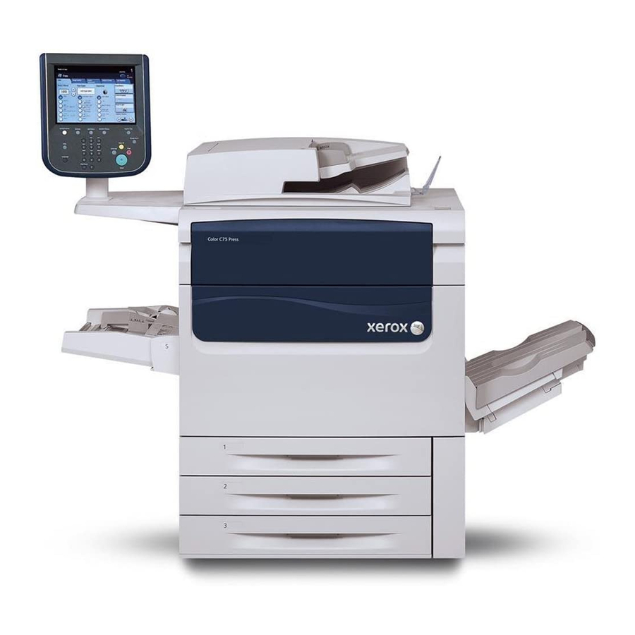 XEROX C75 SYSTEM ADMINISTRATION MANUAL Pdf Download | ManualsLib