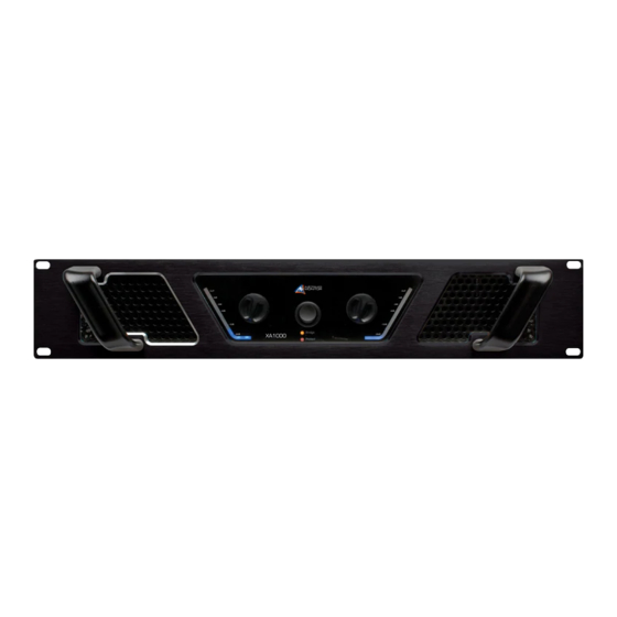 AUSTRALIAN MONITOR XA1000 INSTALLATION AND OPERATION MANUAL Pdf