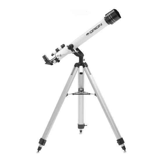 ORION TELESCOPES & BINOCULARS OBSERVER 60 AZ 9020 INSTRUCTION MANUAL